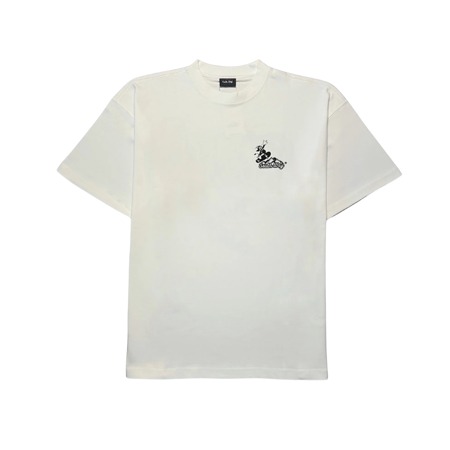 WHITE T-SHIRT BLACK DEMON