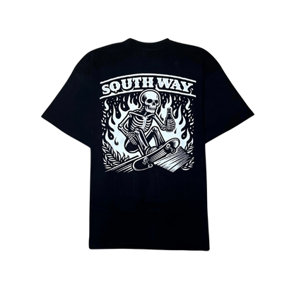 SKELETON BLACK T-SHIRT ORIGEN